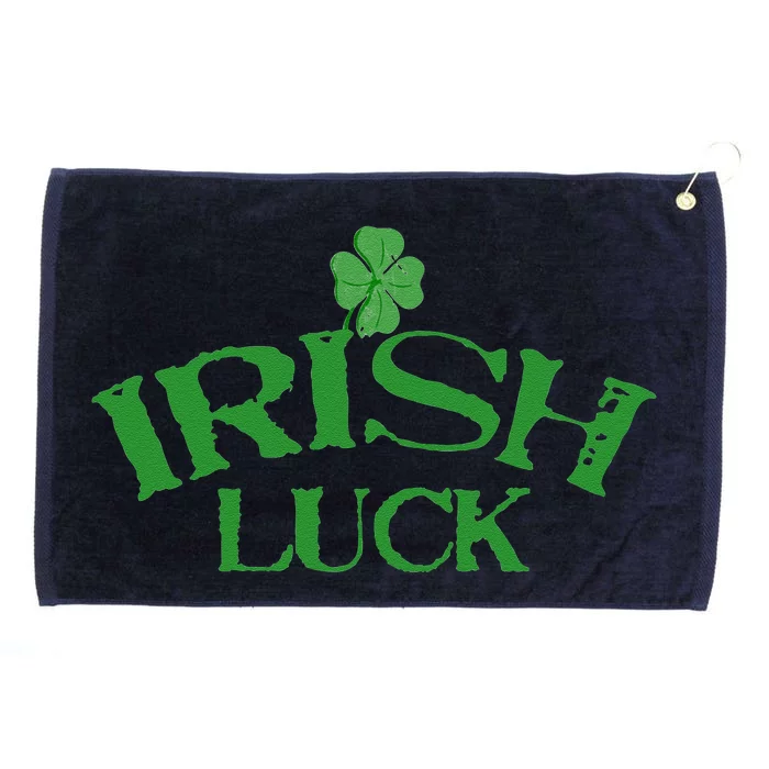 Irish Luck Saint St. Patrick's Day Clover Casino Grommeted Golf Towel