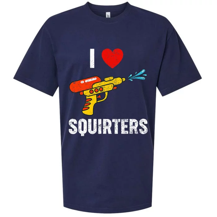 I Love Squirters Funny I Heart Squirters Sueded Cloud Jersey T-Shirt