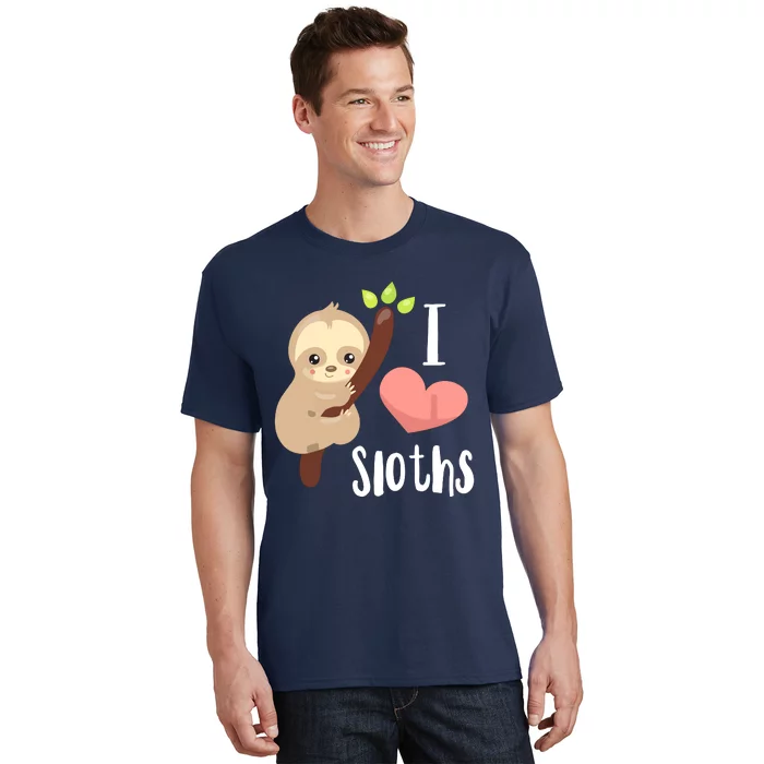 I LOVE Sloths! Cute Sloth T-Shirt