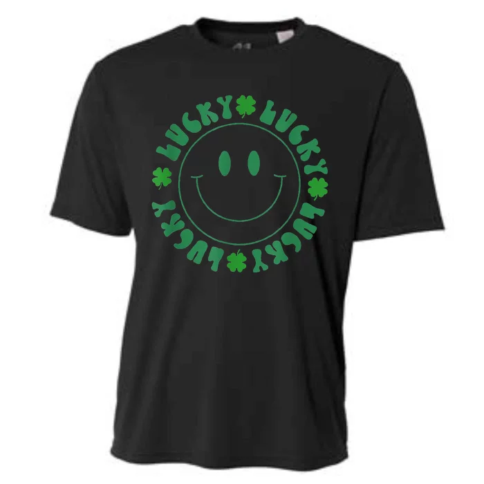 Irish Lucky Shamrock Green Clover St Patrick's Day Patricks Cooling Performance Crew T-Shirt