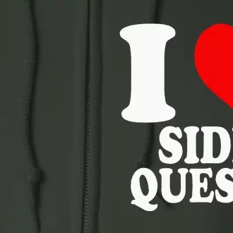 I Love Side Quests Full Zip Hoodie