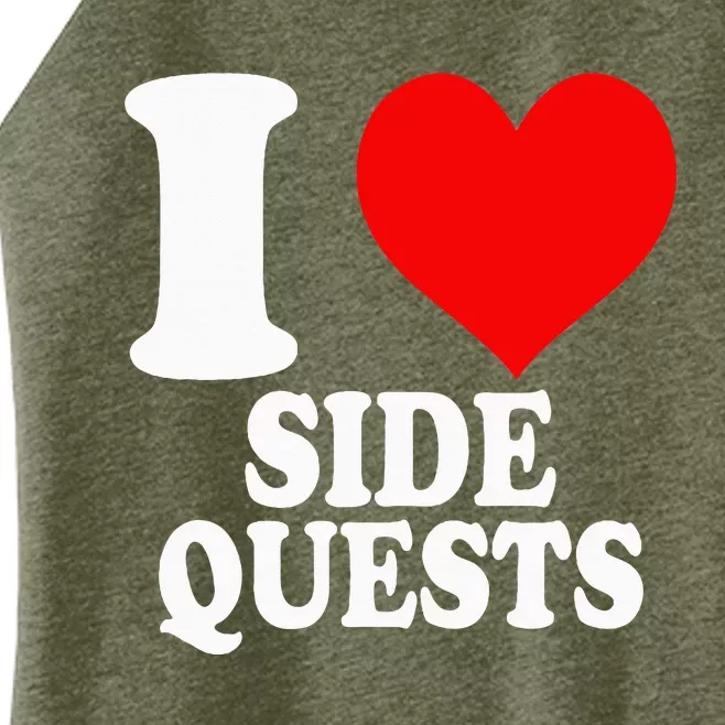 I Love Side Quests Women’s Perfect Tri Rocker Tank