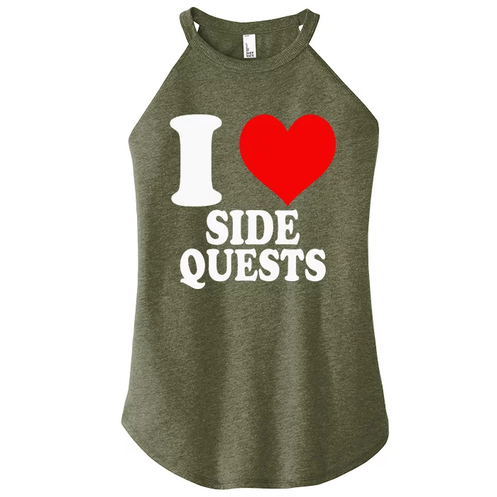 I Love Side Quests Women’s Perfect Tri Rocker Tank