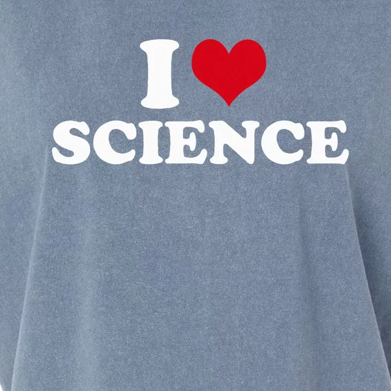 I Love Science Garment-Dyed Women's Muscle Tee