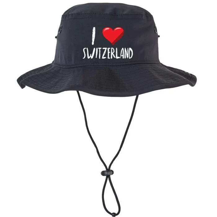 I Love Switzerland Traveler Souvenir Legacy Cool Fit Booney Bucket Hat