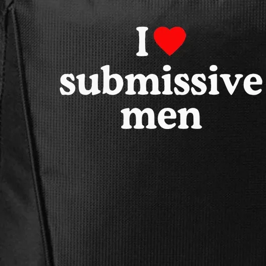 I Love Submissive I Heart Submissive City Backpack