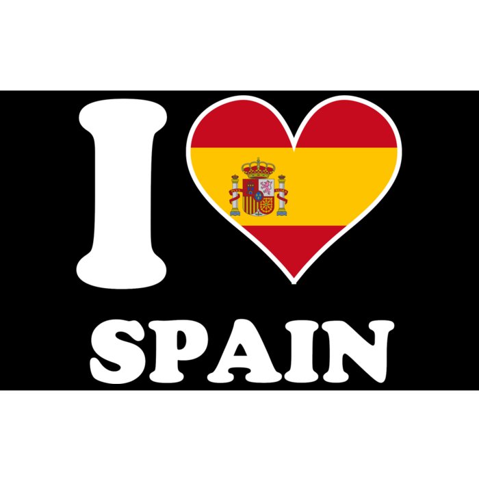 I Love Spain Spanish Flag Heart Bumper Sticker