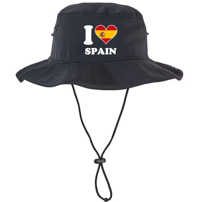 I Love Spain Spanish Flag Heart Legacy Cool Fit Booney Bucket Hat