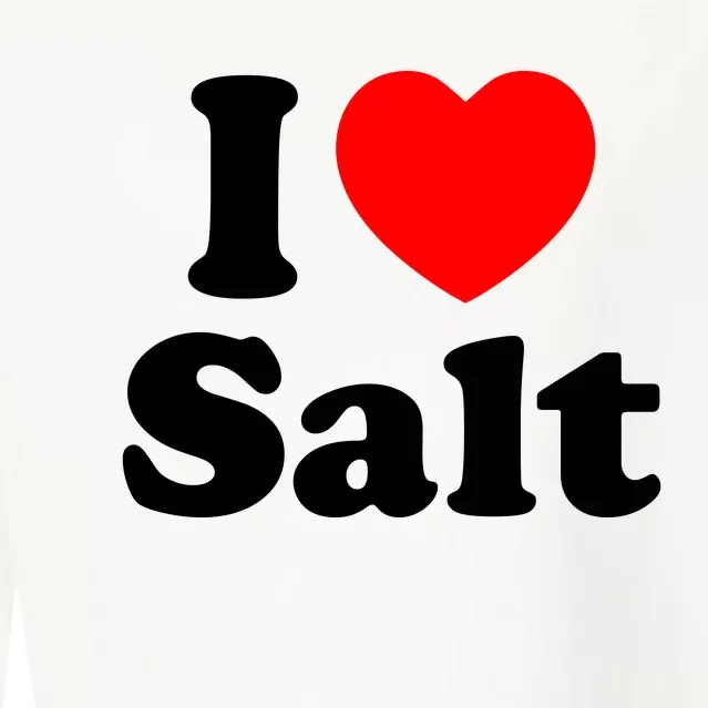 I Love Salt Cropped Pullover Crew