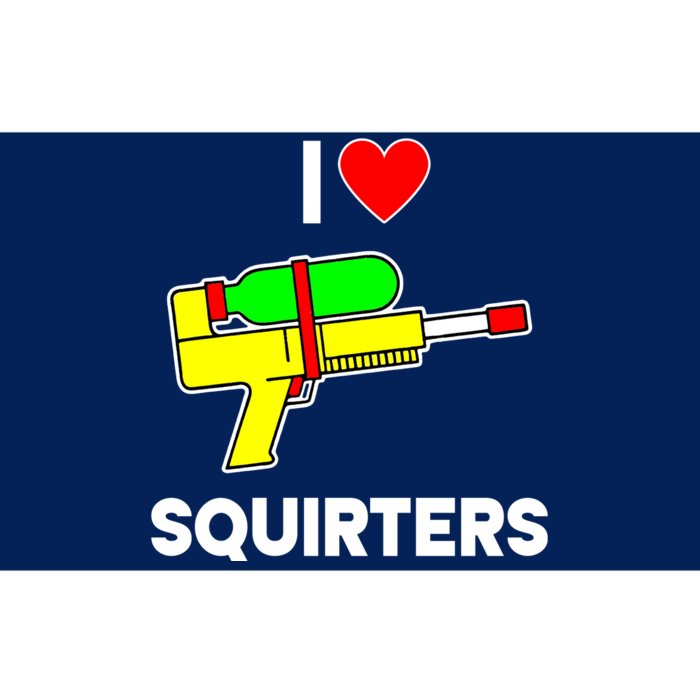 I Love Squirters Funny Bumper Sticker