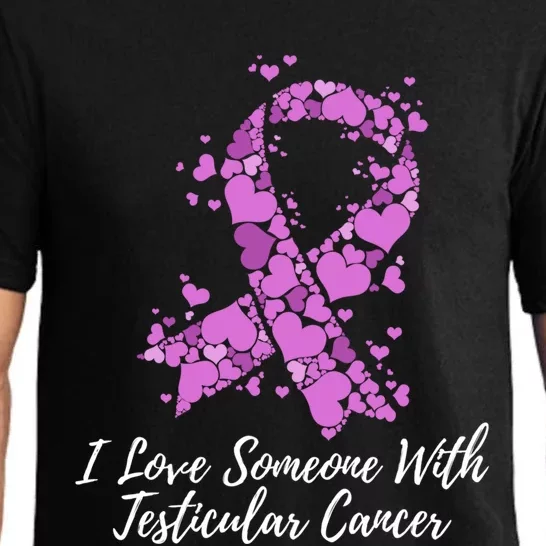 I Love Someone With Testicular Cancer Awareness Meaningful Gift Pajama Set