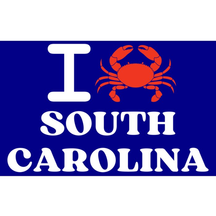 I Love South Carolina Crab Shellfish National Seafood Month Meaningful Gift Bumper Sticker