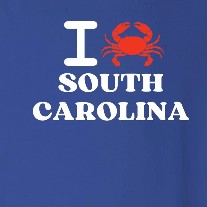 I Love South Carolina Crab Shellfish National Seafood Month Meaningful Gift Toddler Long Sleeve Shirt