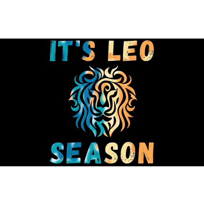 It's Leo Season Celtic Design Retro Colors Lion Zodiac Bumper Sticker