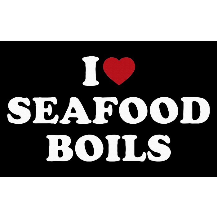 I Love Seafood Boils Bumper Sticker