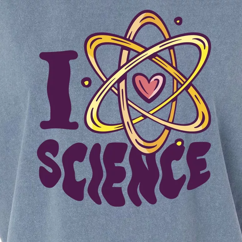 I Love Science Garment-Dyed Women's Muscle Tee