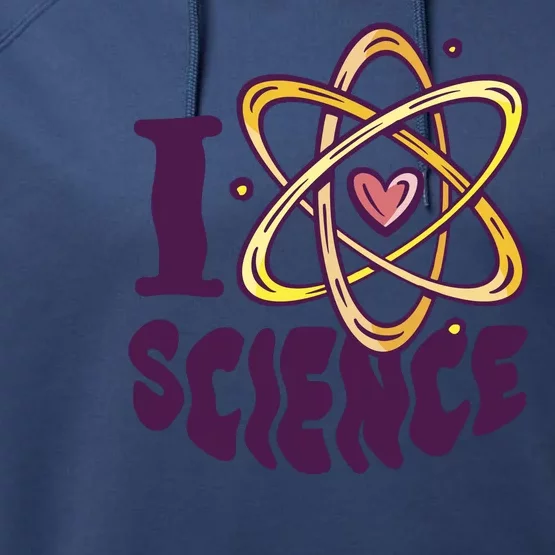 I Love Science Performance Fleece Hoodie