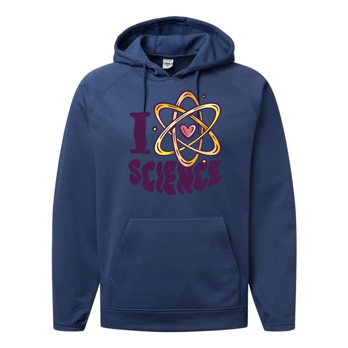 I Love Science Performance Fleece Hoodie