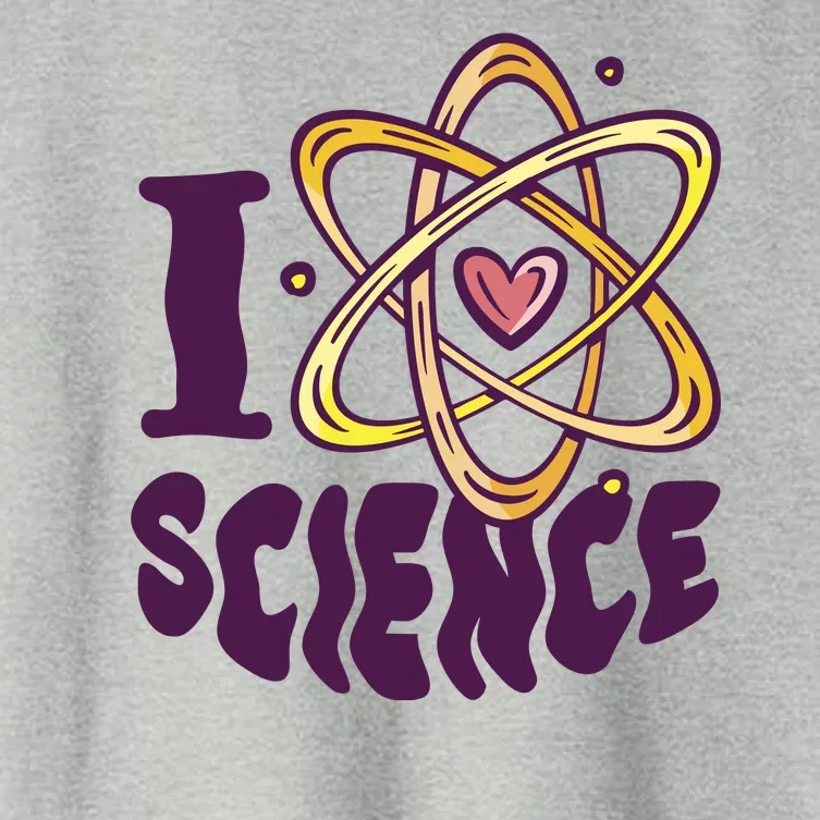 I Love Science Women's Crop Top Tee