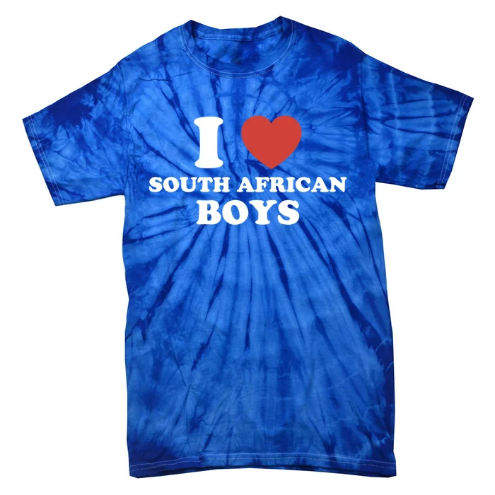 I Love South Africa From South African Gift Tie-Dye T-Shirt