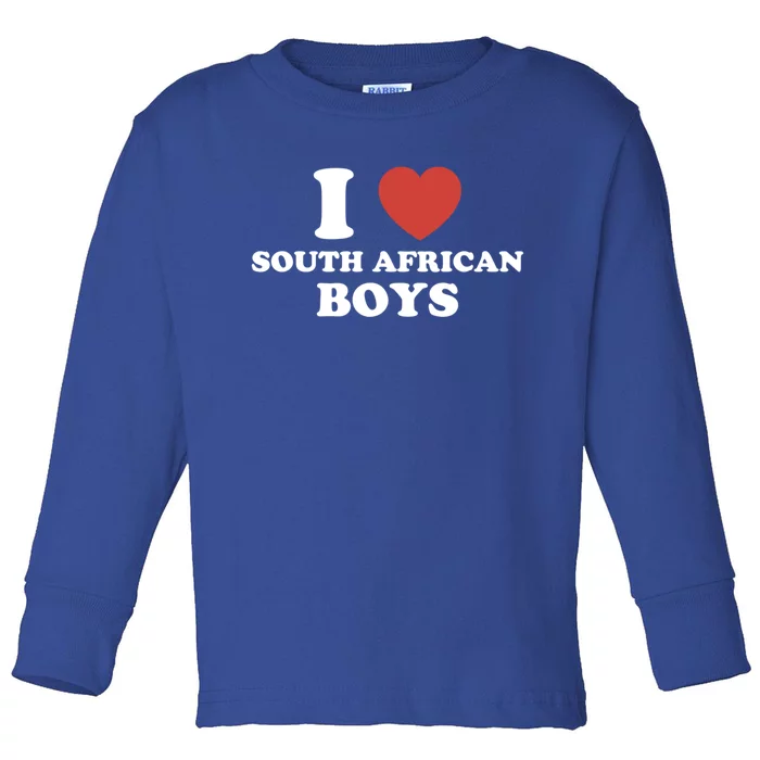 I Love South Africa From South African Gift Toddler Long Sleeve Shirt