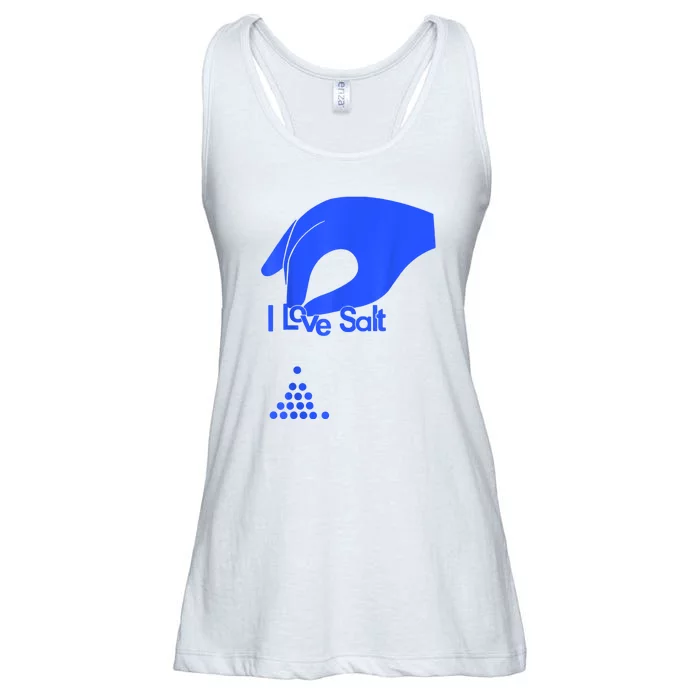 I Love Salt For Man Woman Ladies Essential Flowy Tank