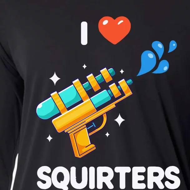 I Love Squirters Cooling Performance Long Sleeve Crew