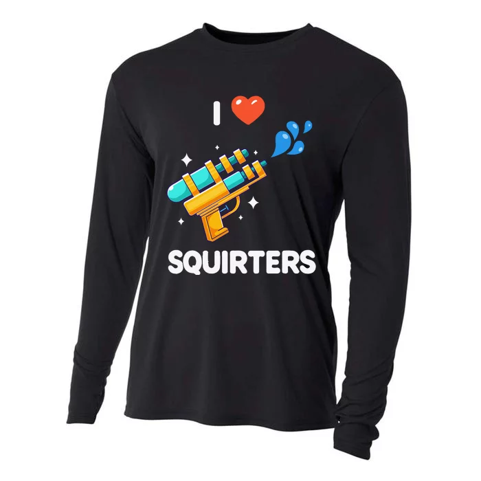 I Love Squirters Cooling Performance Long Sleeve Crew