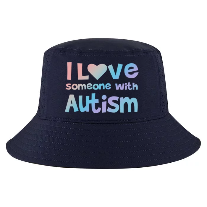 I Love Someone With Autism Awareness Colorful Cute Gift Cool Comfort Performance Bucket Hat