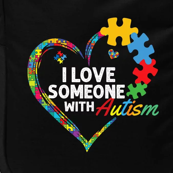 I Love Someone With Autism Heart Puzzle Impact Tech Backpack