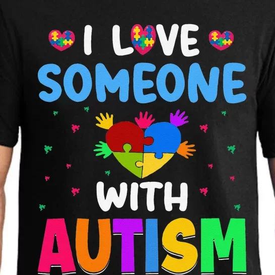 I Love Someone With Autism Gift Pajama Set