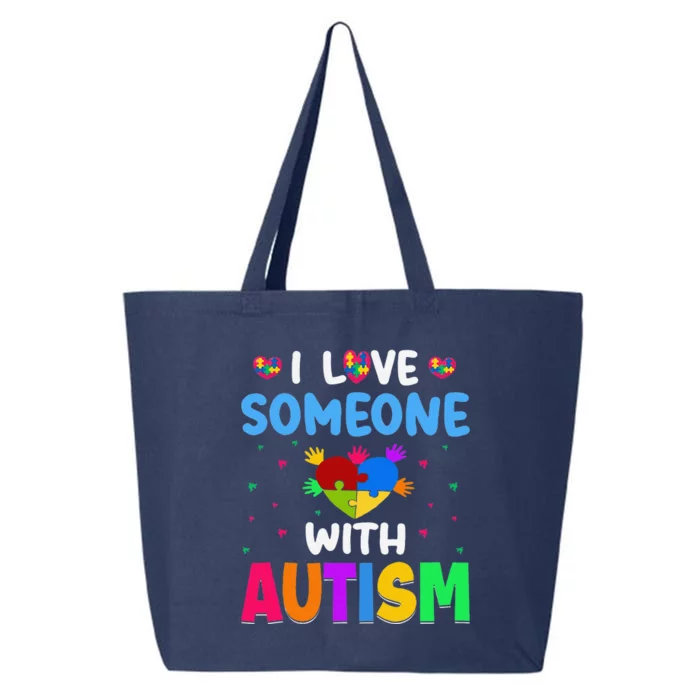 I Love Someone With Autism Gift 25L Jumbo Tote