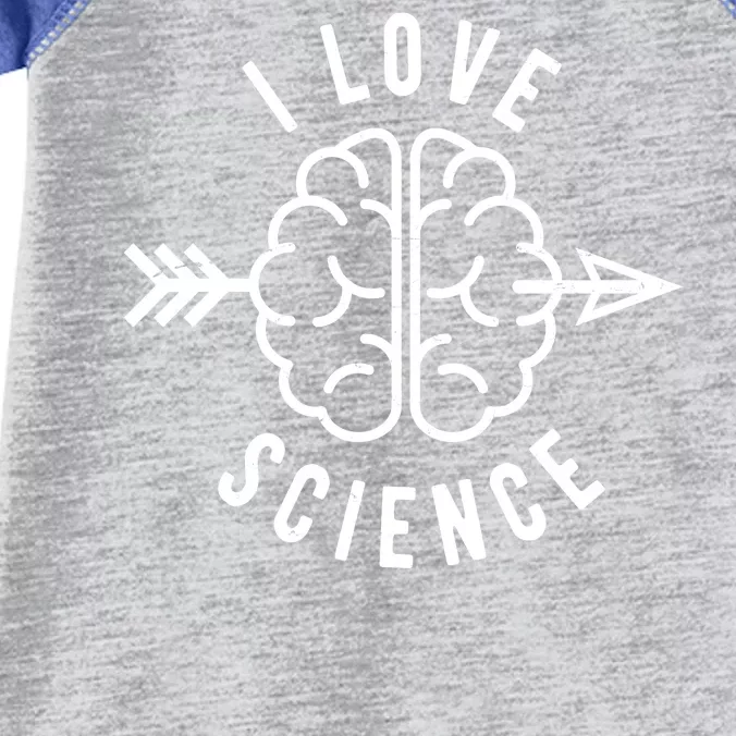 I Love Science Brain Infant Baby Jersey Bodysuit