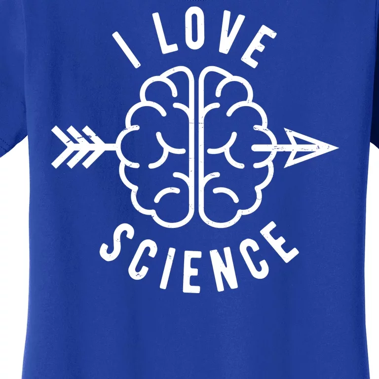 I Love Science Brain Women's T-Shirt