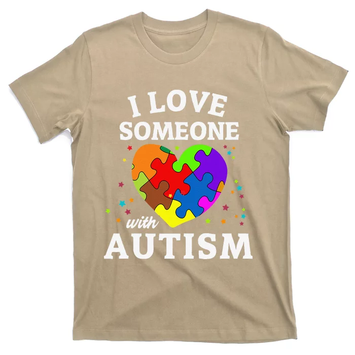 I Love Someone With Autism T-Shirt