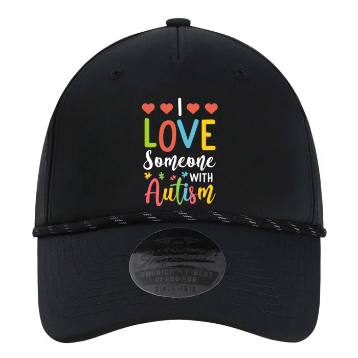 I Love Someone With Autism Aspergers Syndrome Disorders Cute Gift Performance The Dyno Cap