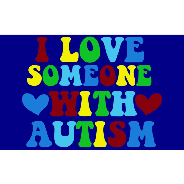 I Love Someone With Autism Awareness Autism Family Proud Gift Bumper Sticker