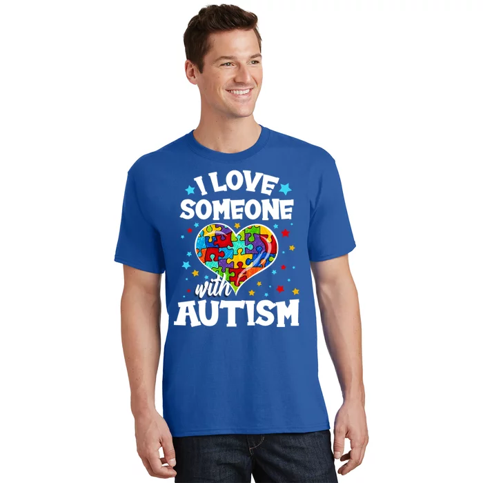 I Love Someone With Autism Gift T-Shirt