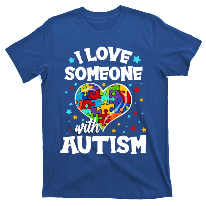 I Love Someone With Autism Gift T-Shirt