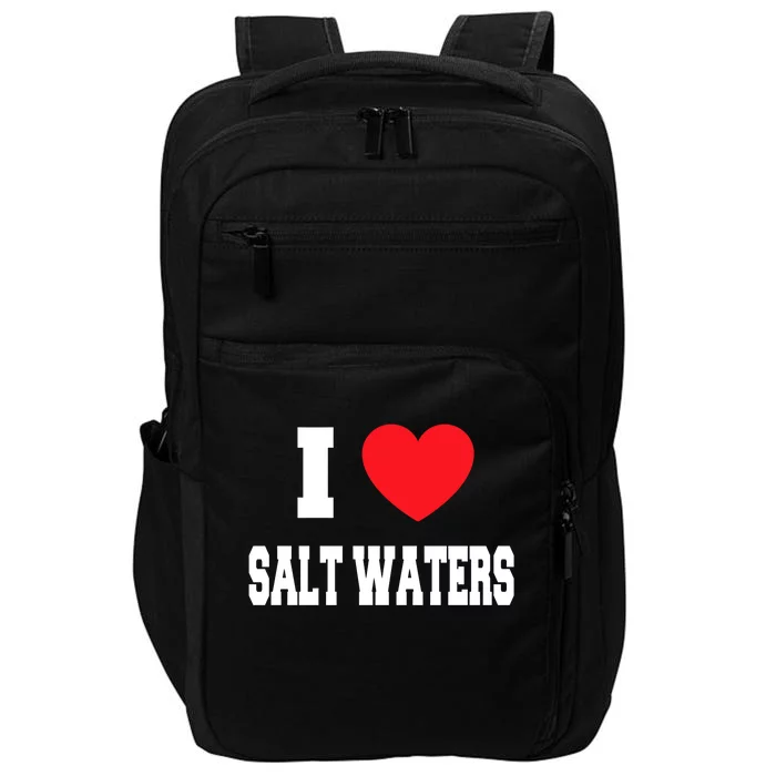 I Love Salt Waters Cute Gift Impact Tech Backpack