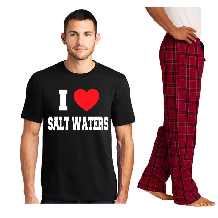 I Love Salt Waters Cute Gift Pajama Set