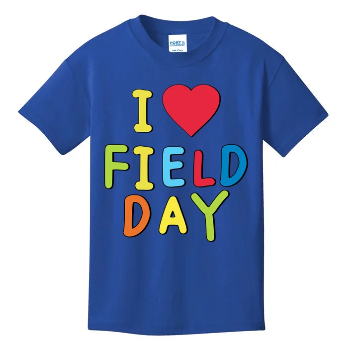 I Love School Field Day Gift Kids T-Shirt