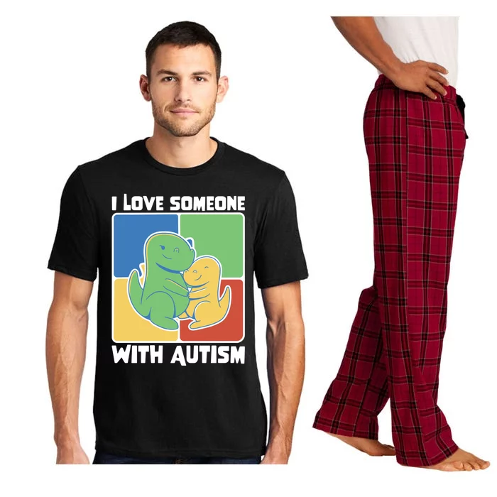 I Love Someone With Autism Supportive Autism Awareness Gift Pajama Set