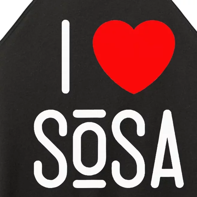 I Love Sosa Women’s Perfect Tri Rocker Tank