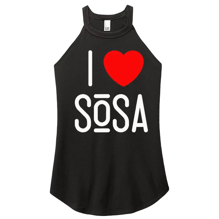 I Love Sosa Women’s Perfect Tri Rocker Tank