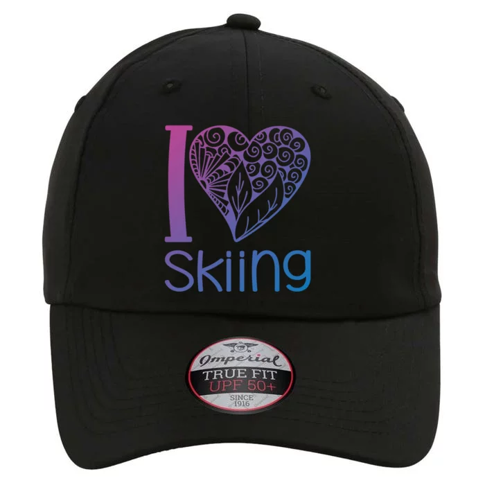 I Love Skiing For Ski Lovers Gift The Original Performance Cap