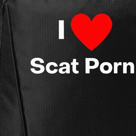 I Love Scat Porn City Backpack