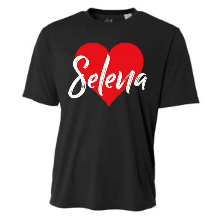 I Love Selena First Name I Heart Named Cooling Performance Crew T-Shirt