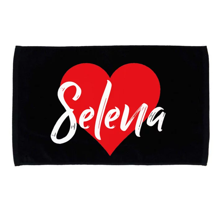 I Love Selena First Name I Heart Named Microfiber Hand Towel