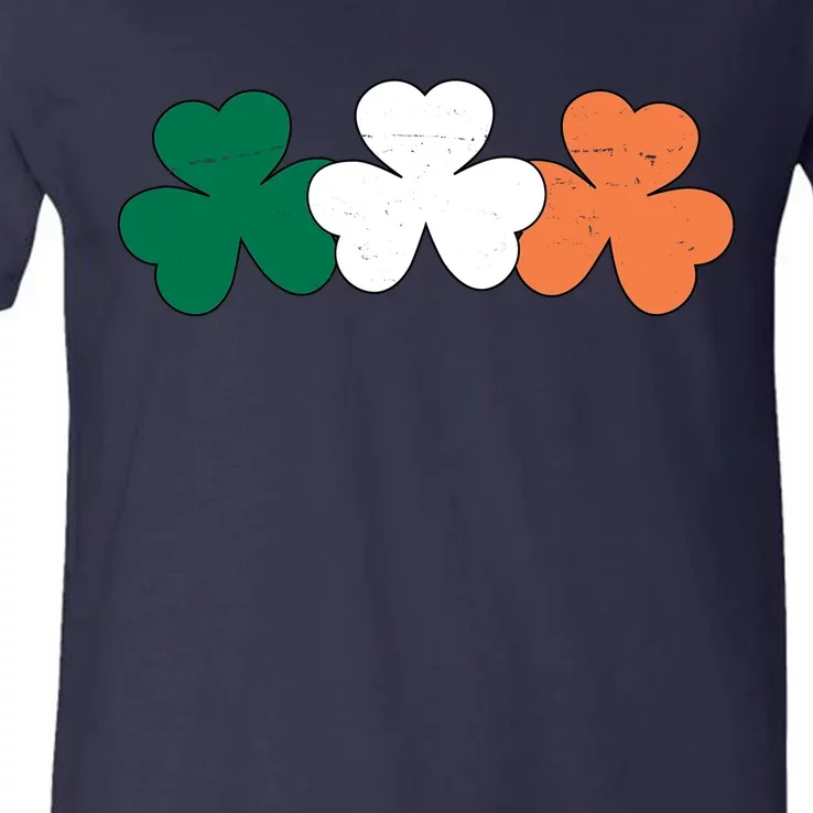 Irish Lucky Shamrock St Patrick V-Neck T-Shirt